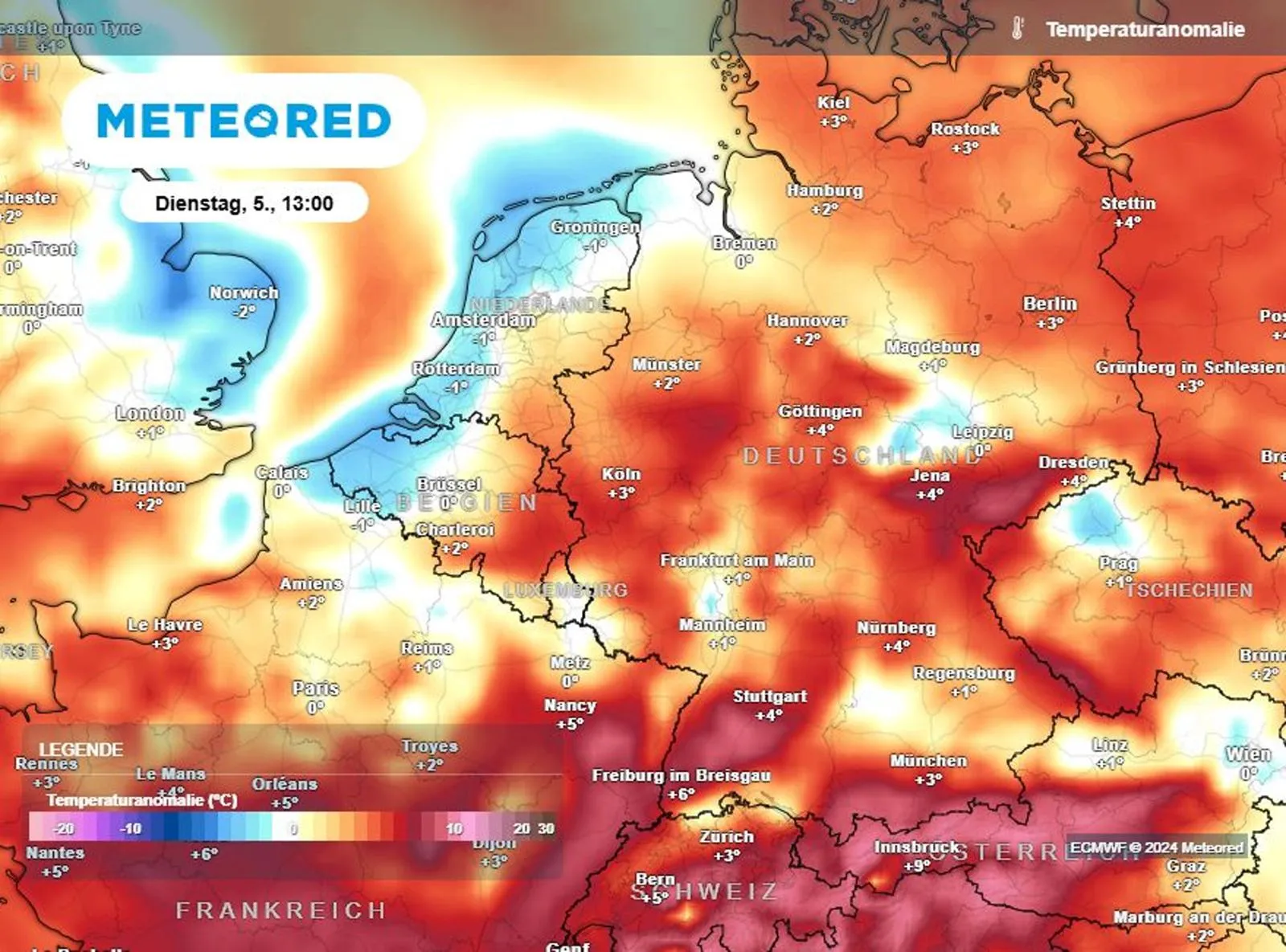 Omega-Wetterlage: Deutschlands Wetter im Würgegriff der Hitze!