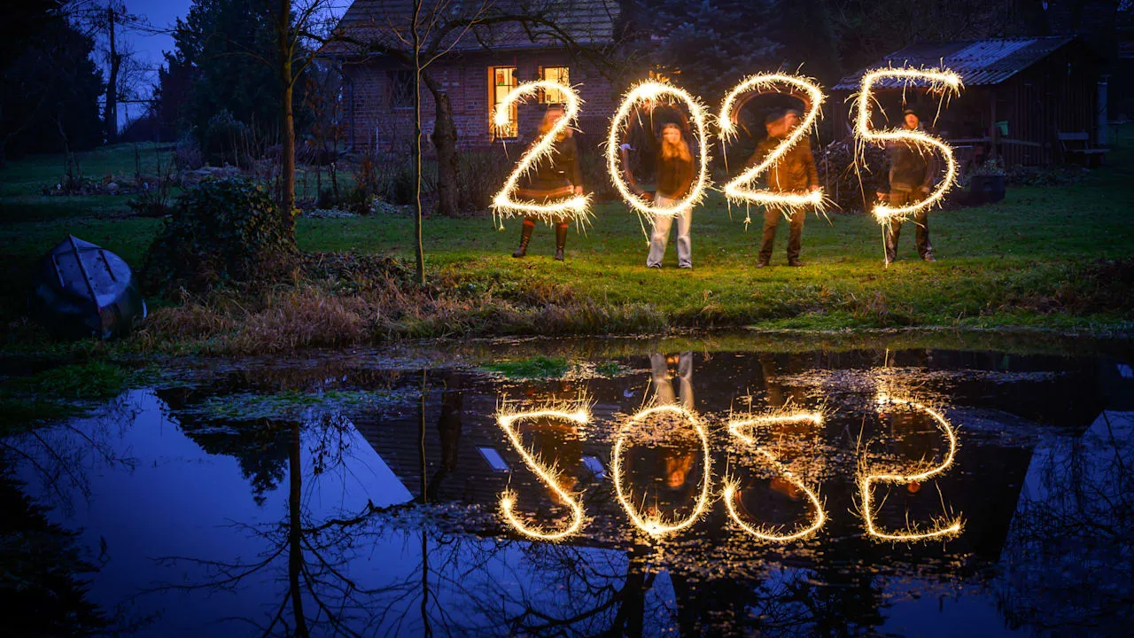 Die besten Neujahrswünsche 2025: Bilder, die begeistern!