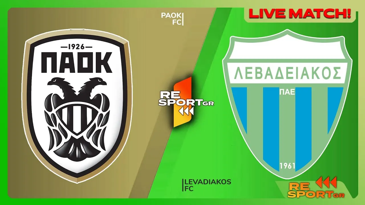 Drama auf dem Platz: PAOK gegen Levadiakos – Wer holt sich den Sieg?