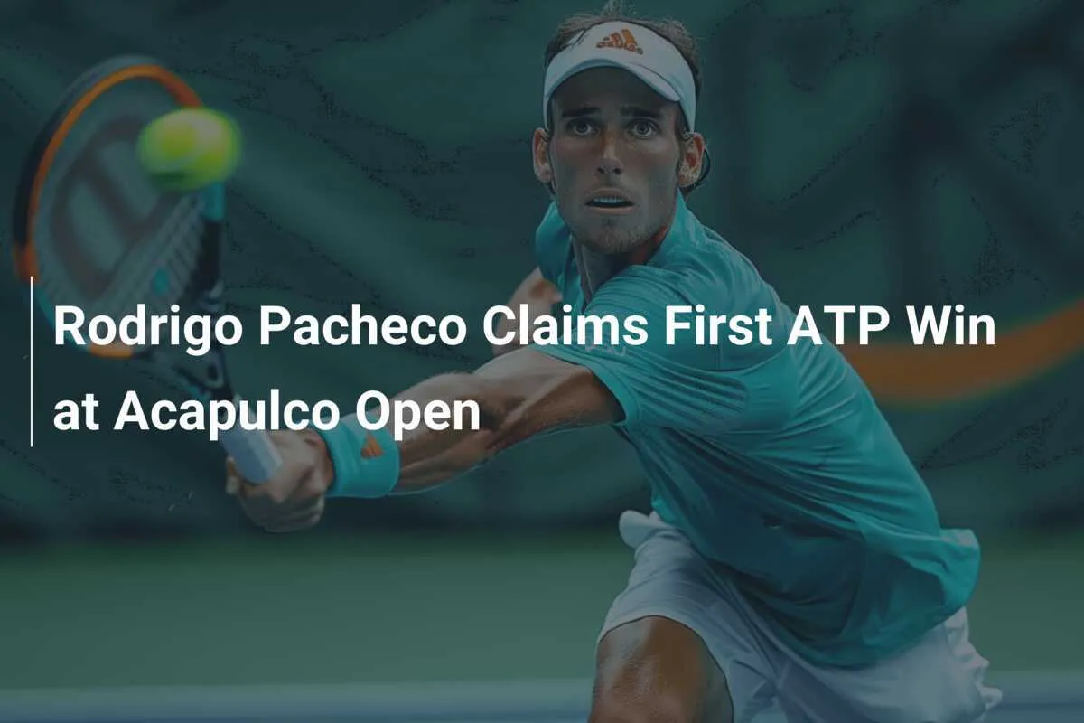 Acapulco Open 2023: Die spektakulärsten Highlights, die du nicht verpassen darfst!