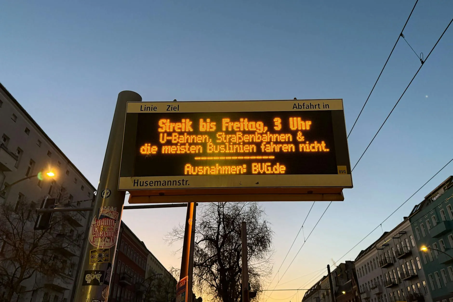 BVG-Streik im März 2025: Berlin steht still – Was Sie jetzt wissen müssen!